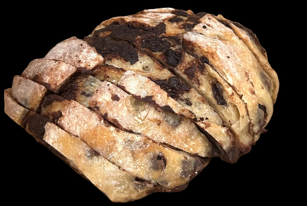 Semi Sweet/Dark Chocolate Chips          Sourdough Loaf